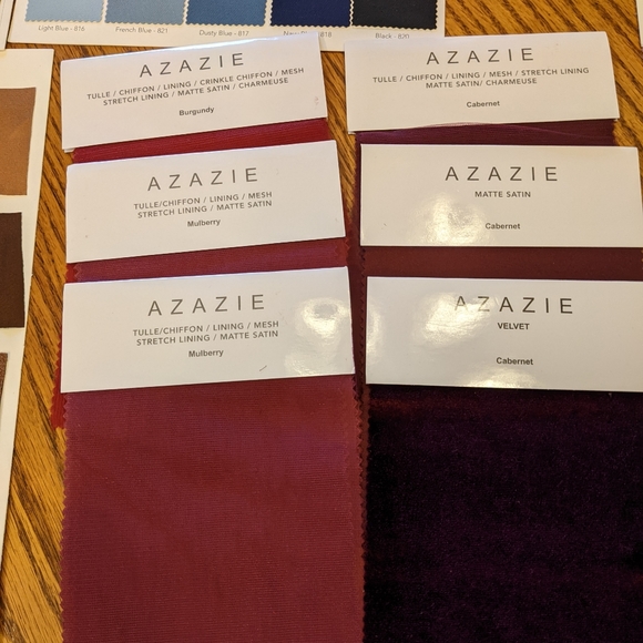 Bridesmaid dress swatches - Picture 3 of 5